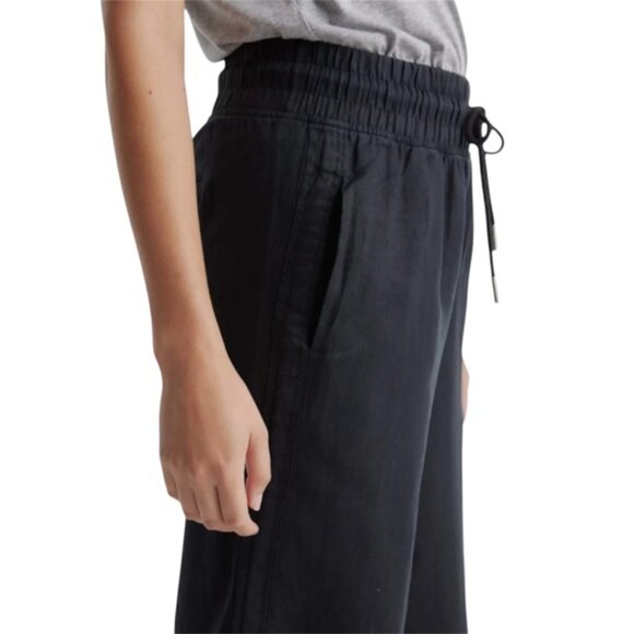 Quince Black European Linen Wide Leg Pants - Picture 2 of 6